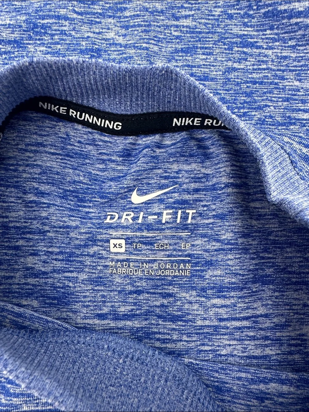 Nike Running Women’s Heathered Royal Blue Long Sleeve Training Top